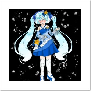 Hatsune Miku Winter Posters and Art